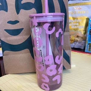 Starbucks summer release pt. 2 glass cheetah cup